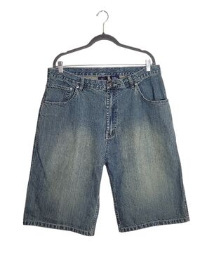 Bugle Boy Mens Vintage 90s Jean Shorts Size 36